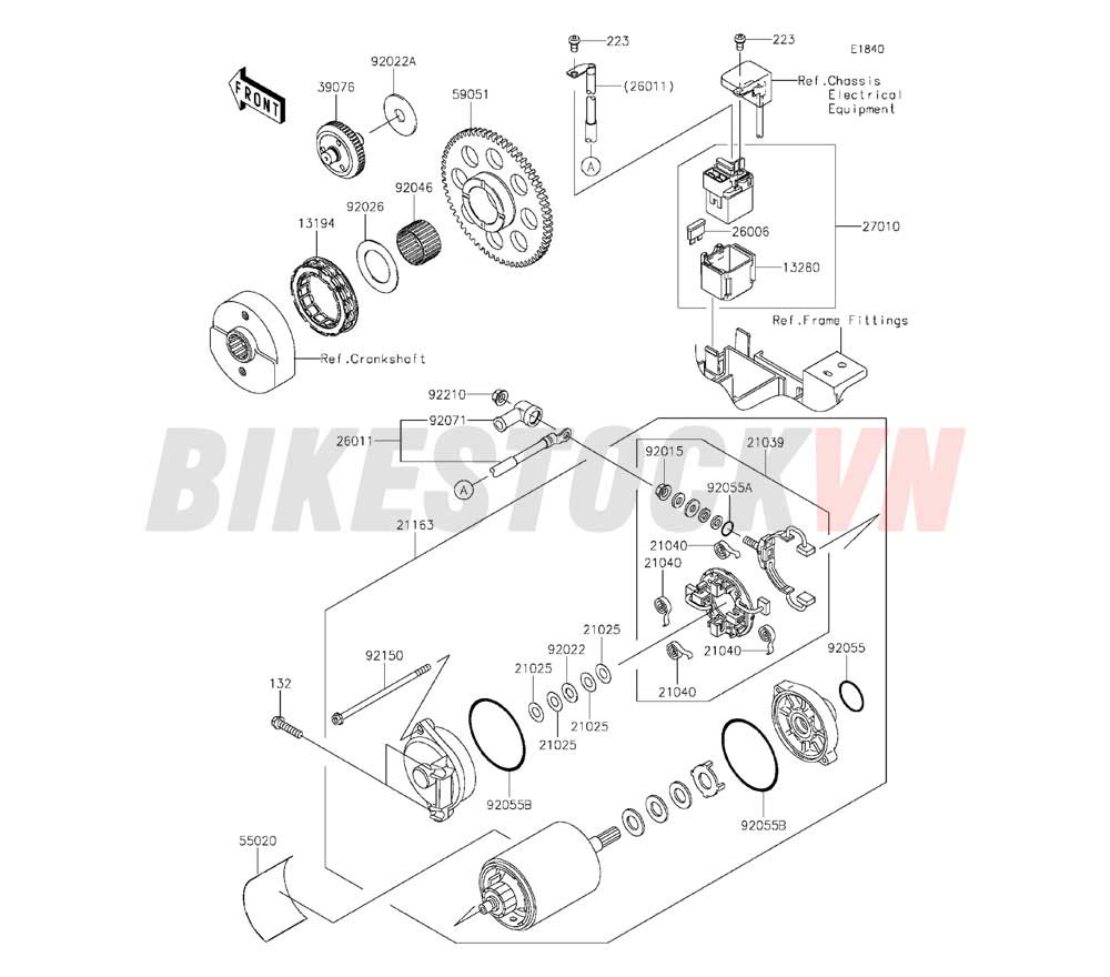 ENGINE STARTER MOTOR