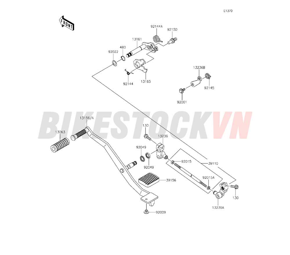 ENGINE GEAR CHANGE MECHANISM