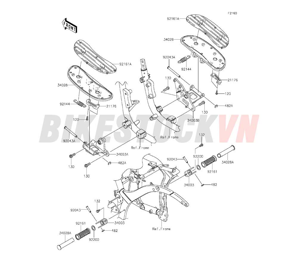 CHASSIS FOOTRESTS