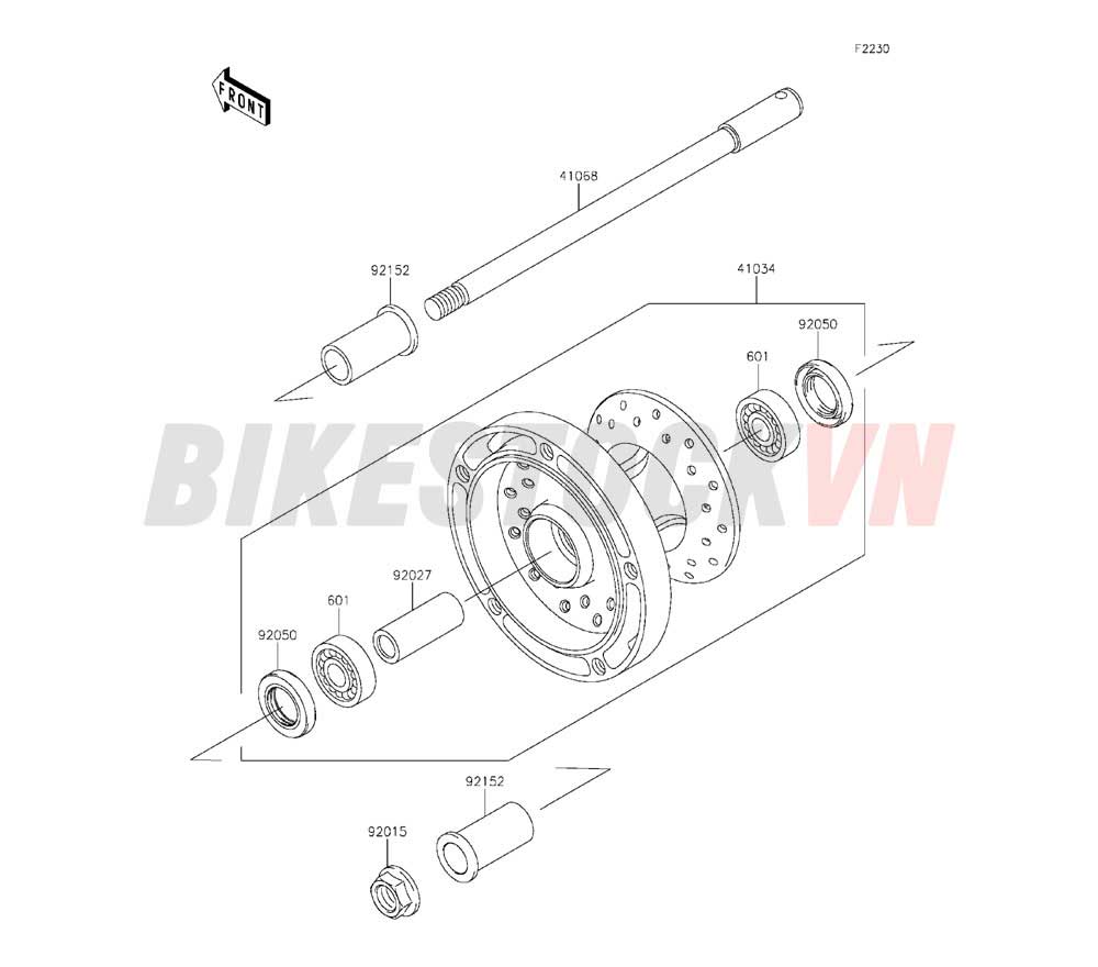 CHASSIS FRONT HUB