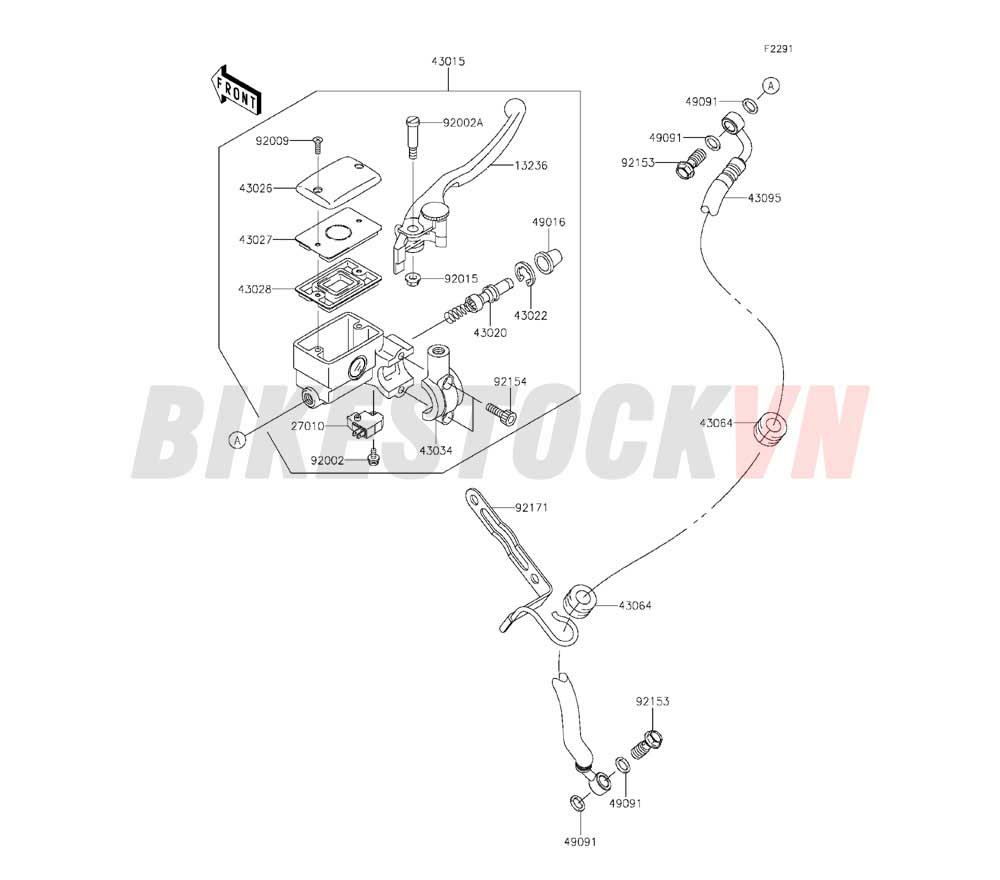 CHASSIS FRONT MASTER CYLINDER