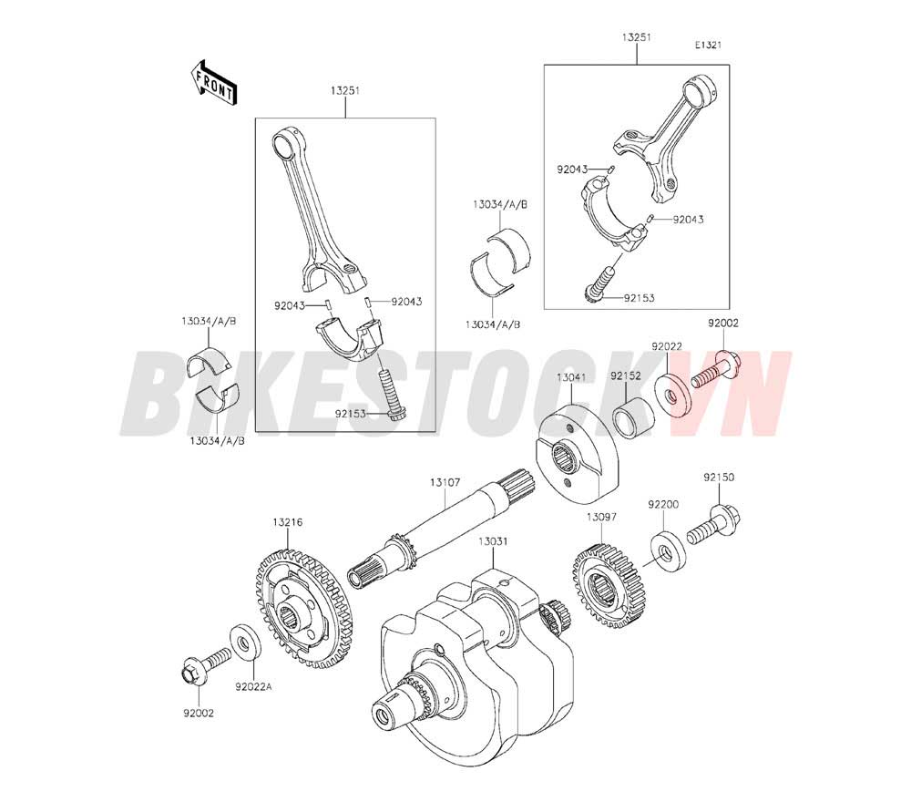 ENGINE CRANKSHAFT