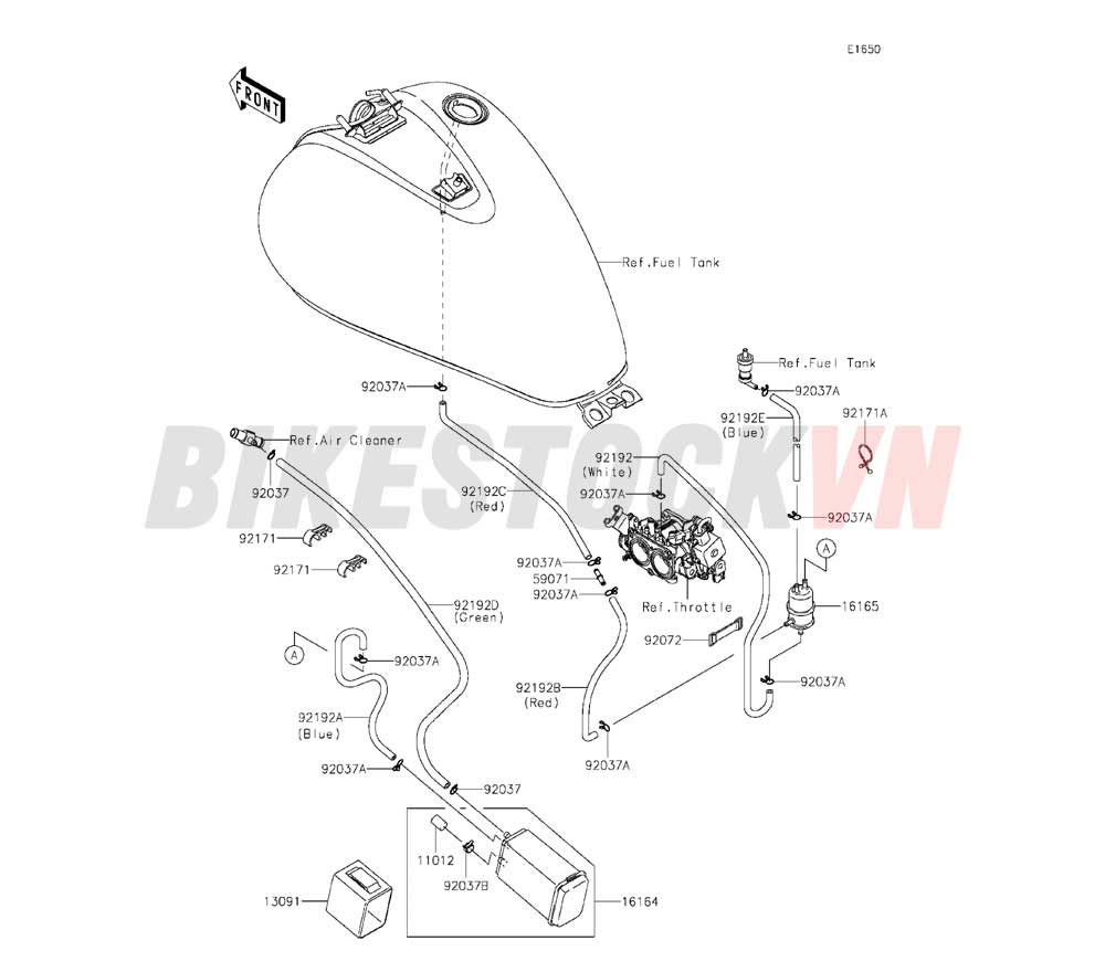 ENGINE FUEL  EVAPORATION SYSTEM