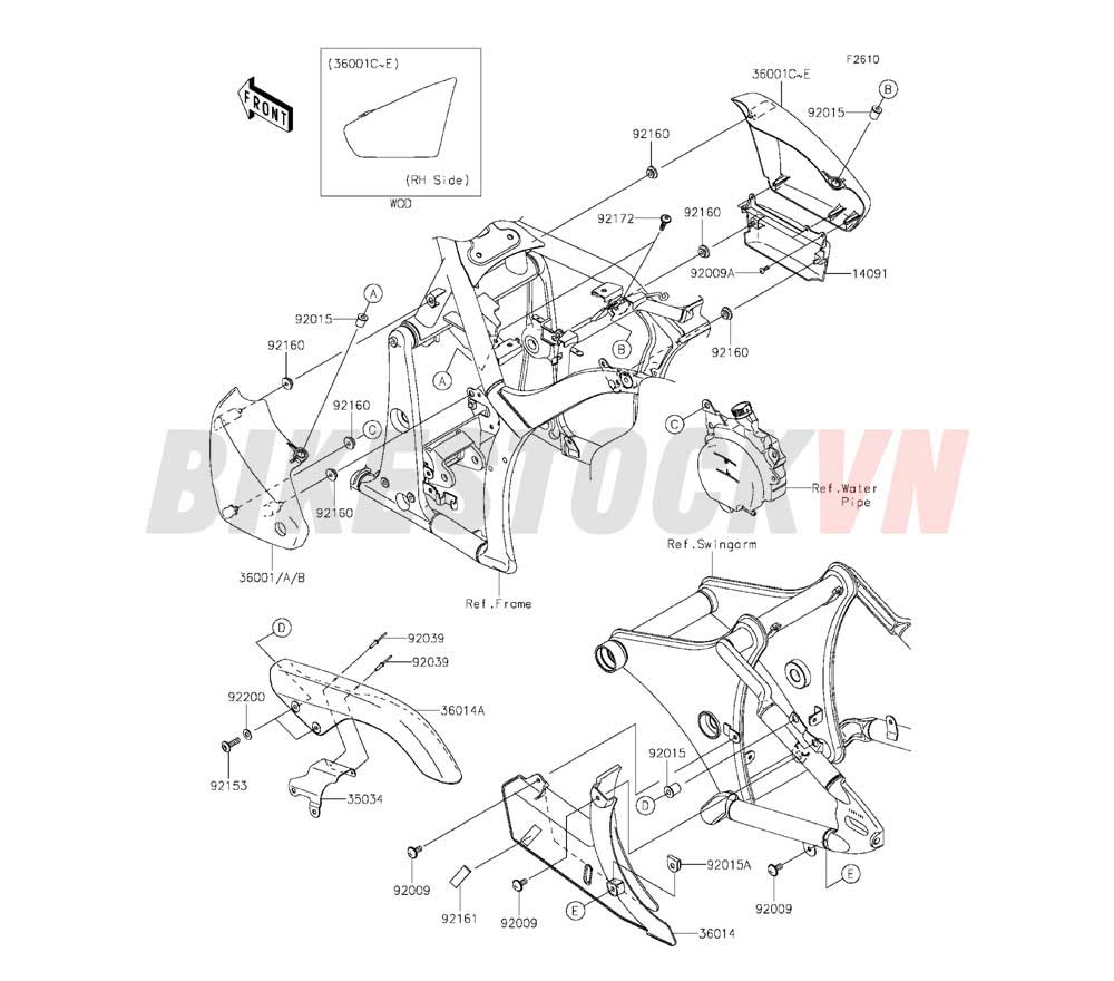 CHASSIS SIDE COVERS/CHAIN COVER