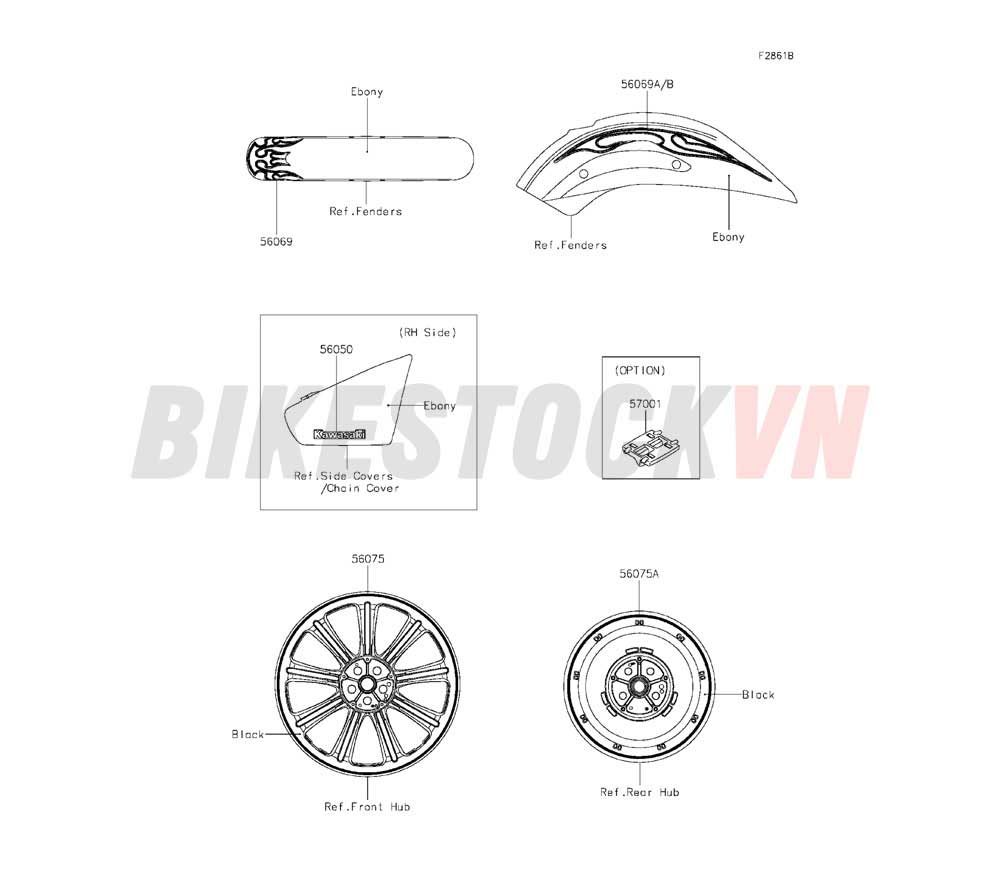 CHASSIS DECALS(EBONY)