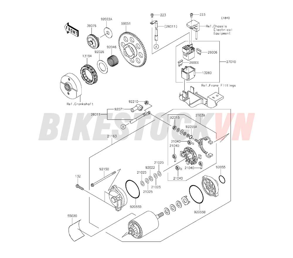 ENGINE STARTER MOTOR