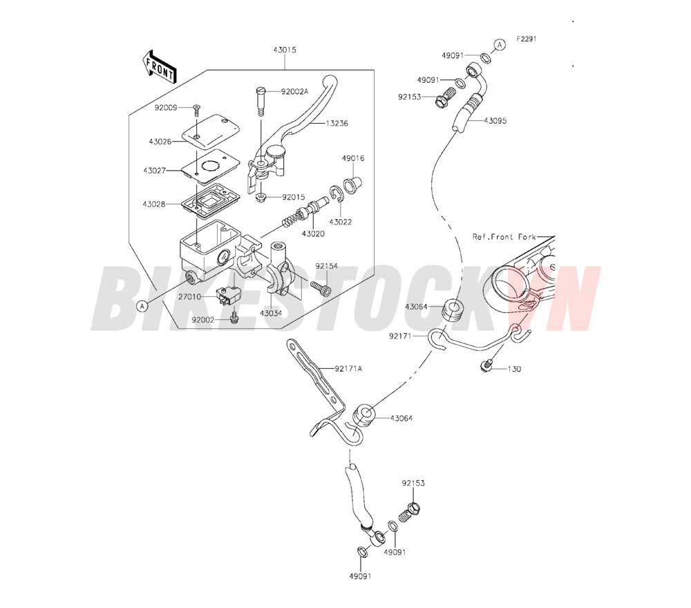 CHASSIS FRONT MASTER CYLINDER