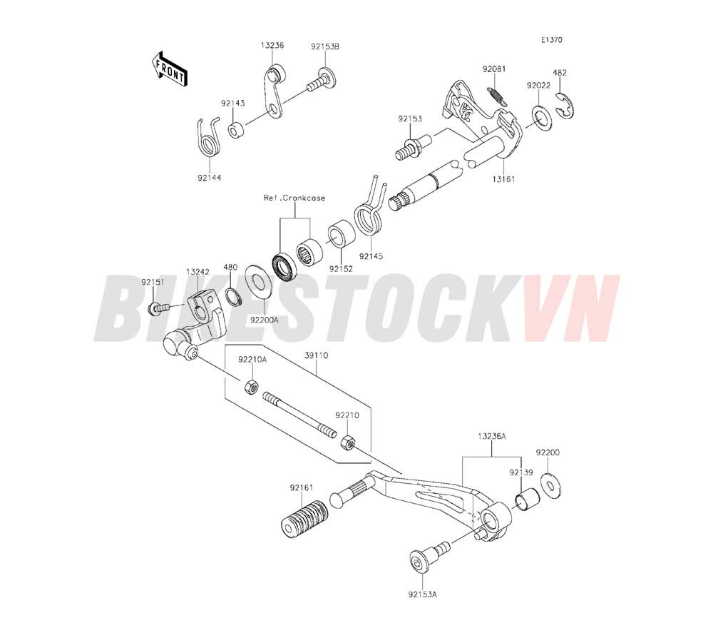 ENGINE GEAR CHANGE MECHANISM