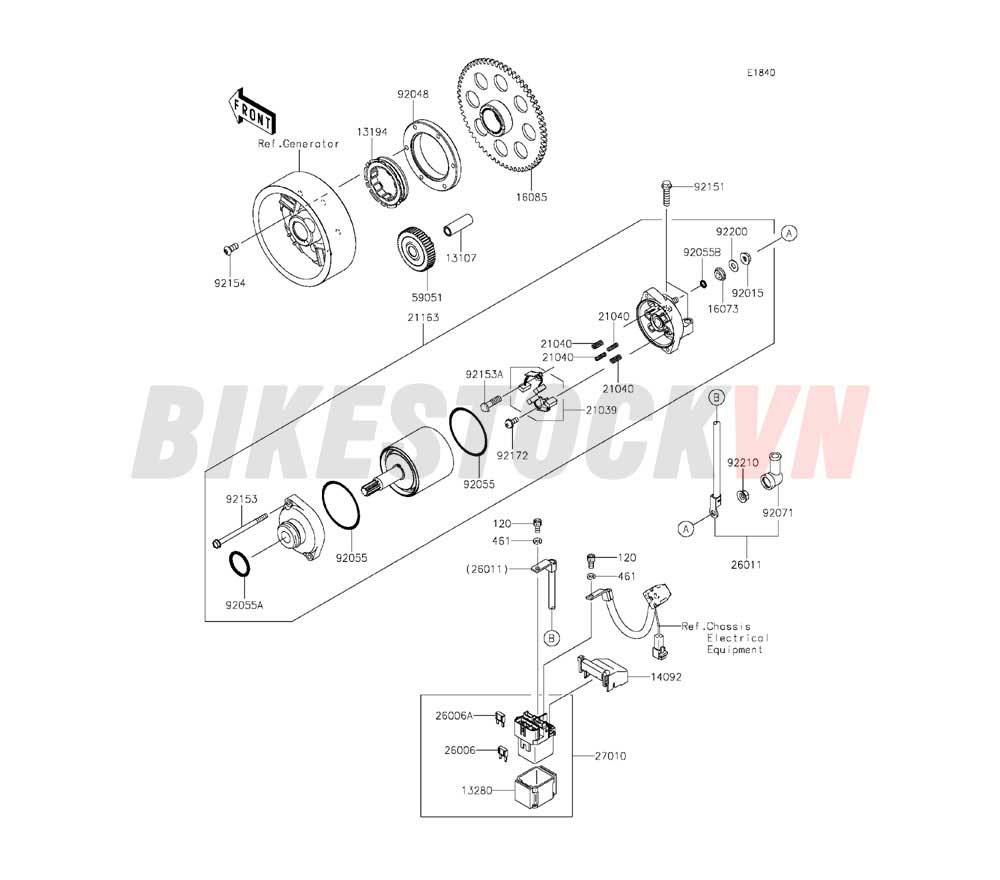 ENGINE STARTER MOTOR