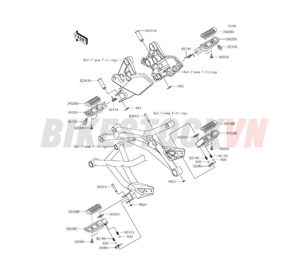 CHASSIS FOOTRESTS