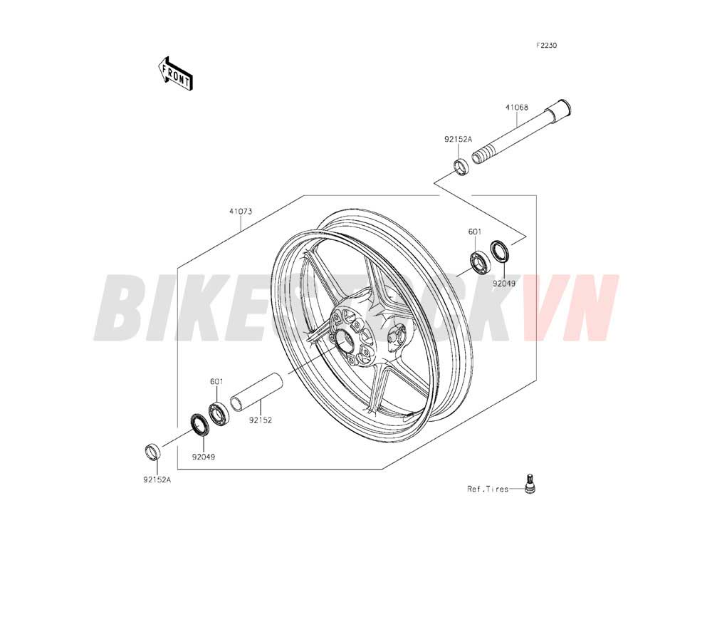 CHASSIS FRONT HUB