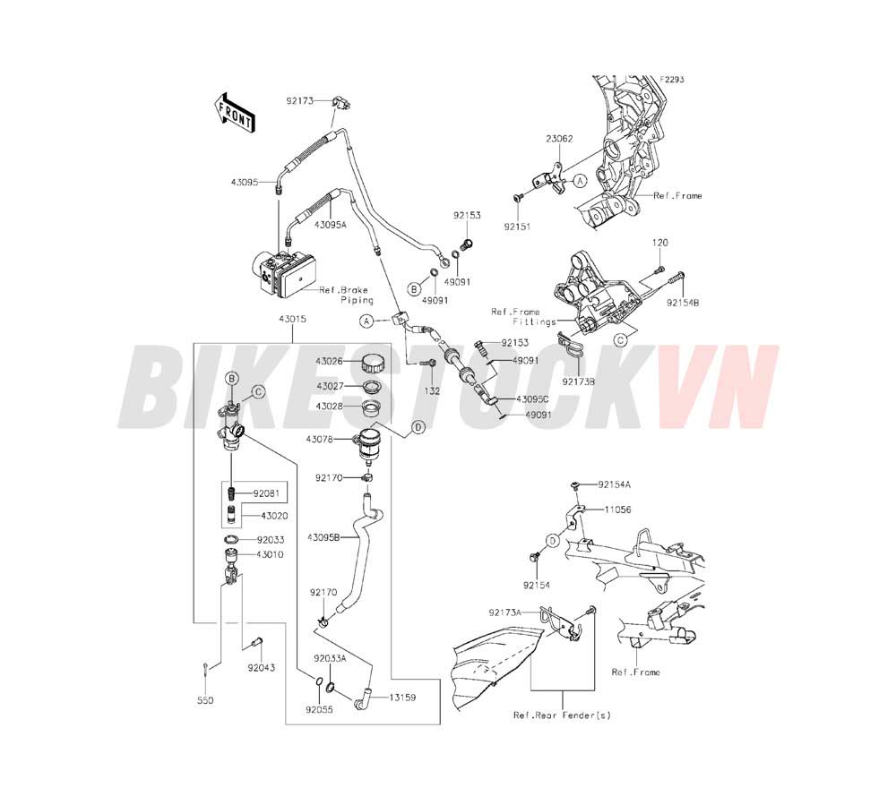 CHASSIS REAR MASTER CYLINDER