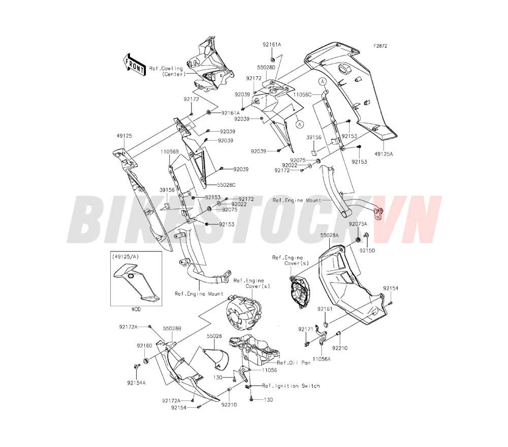 CHASSIS COWLING LOWERS