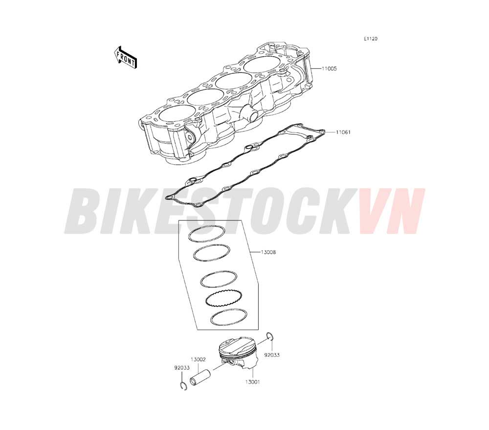 ENGINE CYLINDER/PISTON(S)