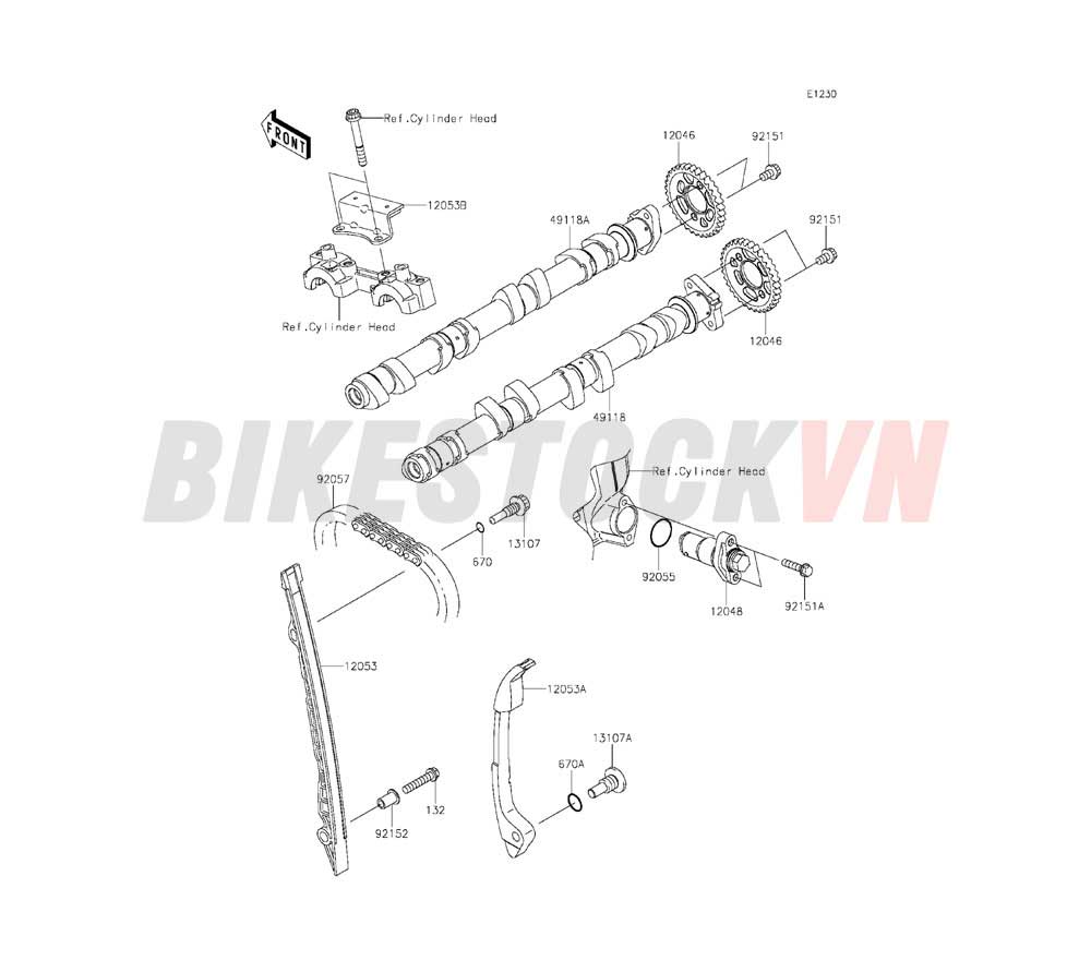 ENGINE CAMSHAFT(S)/TENSIONER