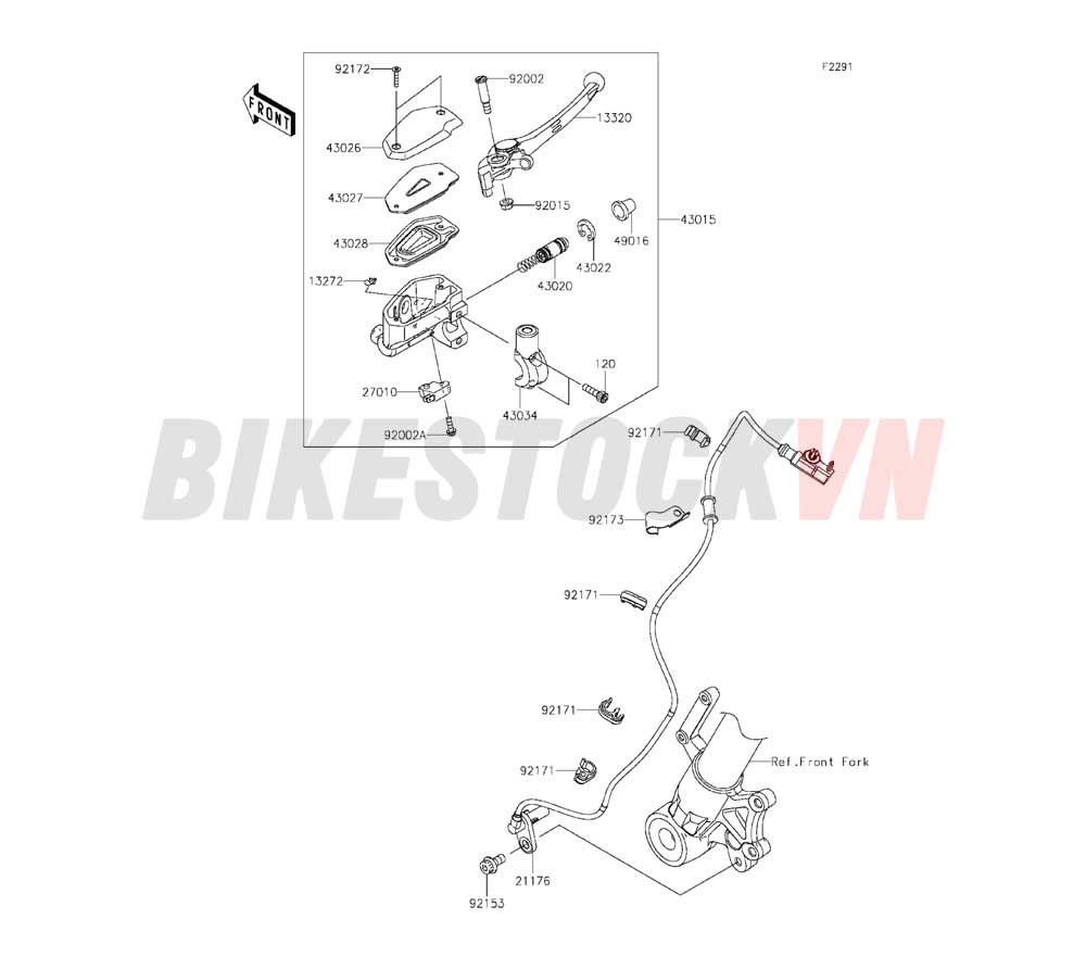 CHASSIS FRONT MASTER CYLINDER