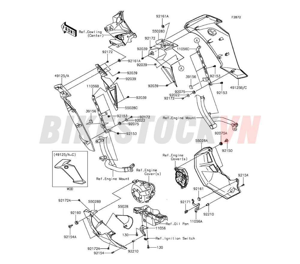 CHASSIS COWLING LOWERS