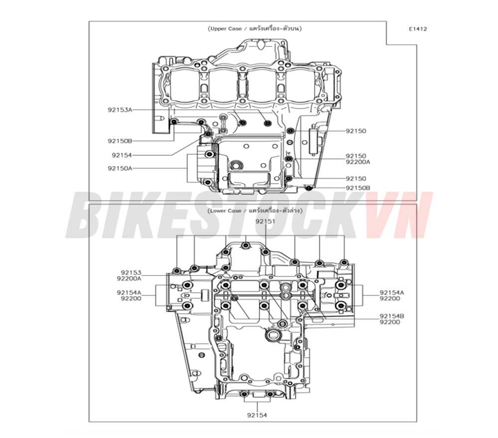 CRANKCASE BOLT PATTERN