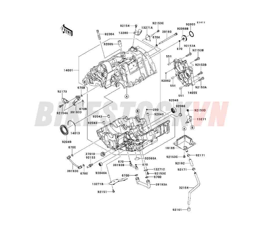 ENGINE CRANKCASE