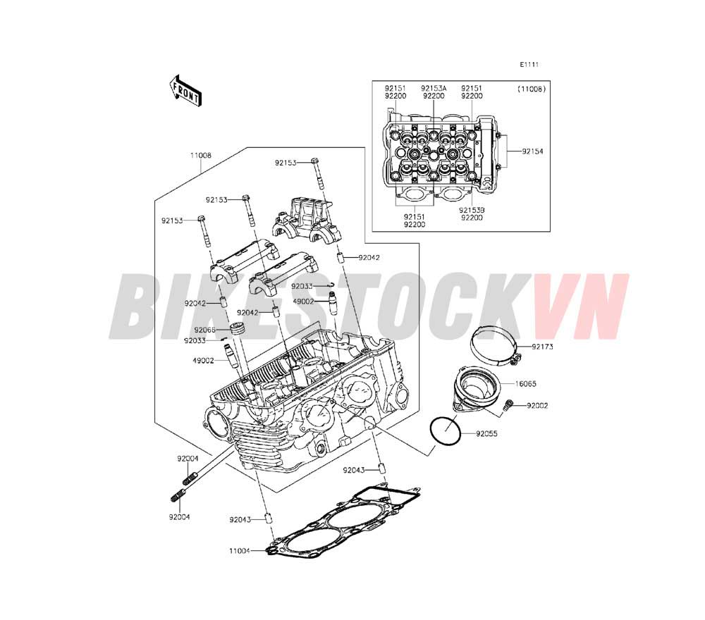 ENGINE CYLINDER HEAD