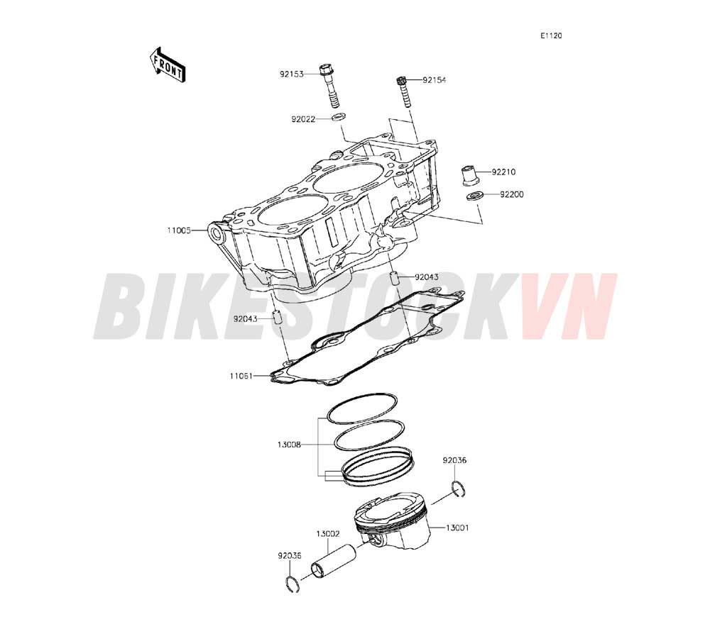 ENGINE CYLINDER/PISTON(S)