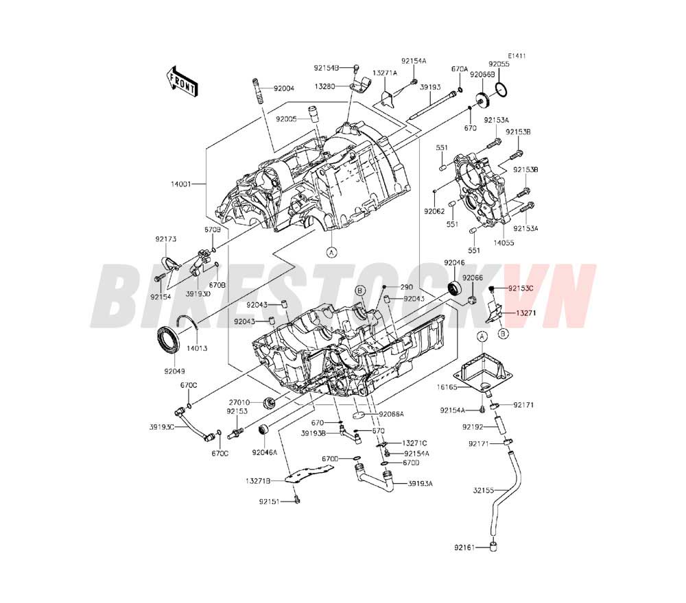 ENGINE CRANKCASE