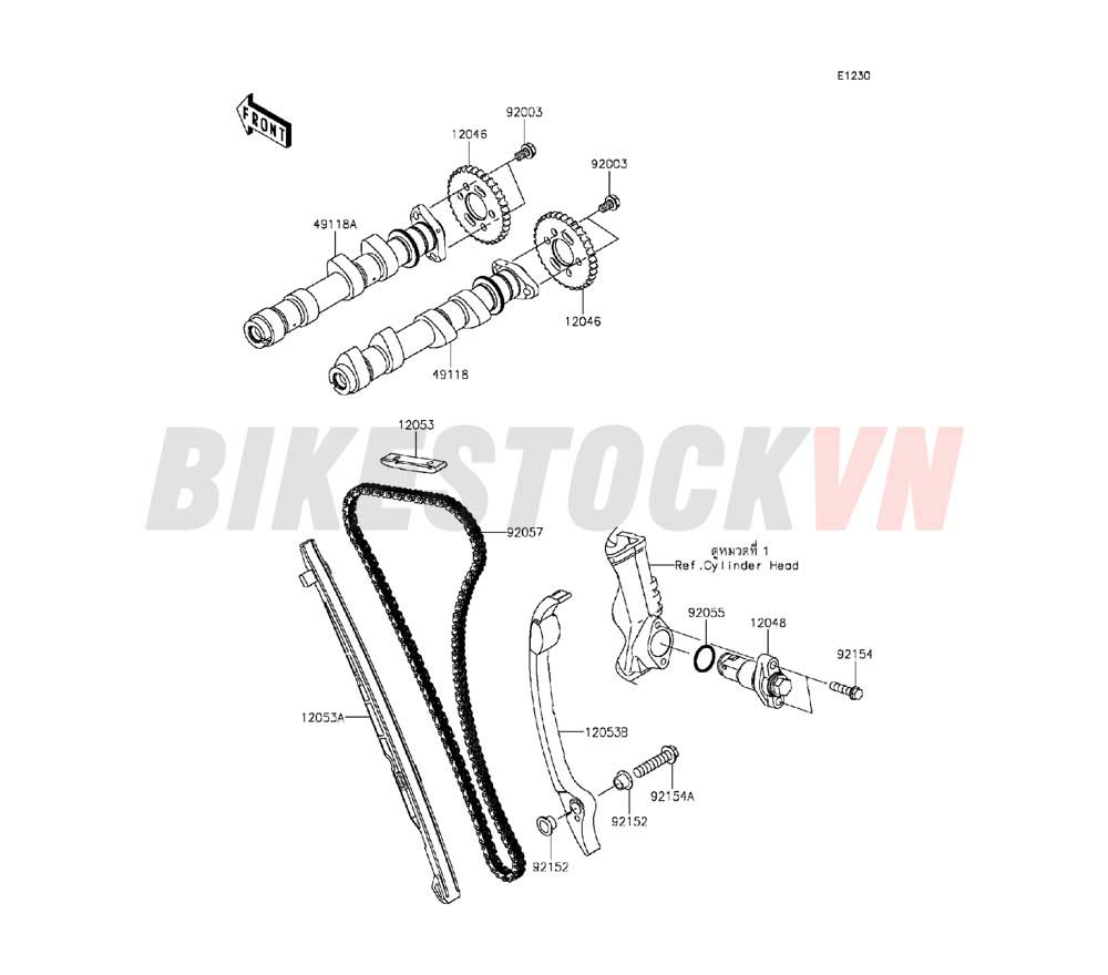 ENGINE CAMSHAFT(S)/TENSIONER