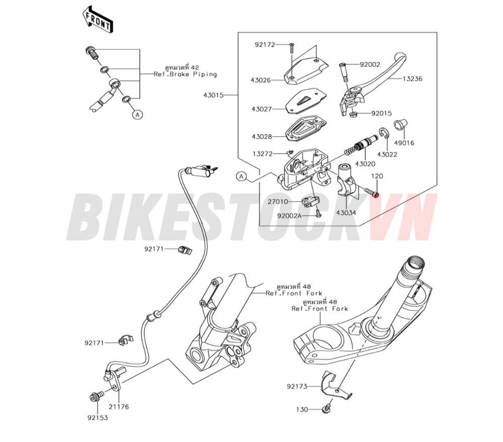 CHASSIS FRONT MASTER CYLINDER