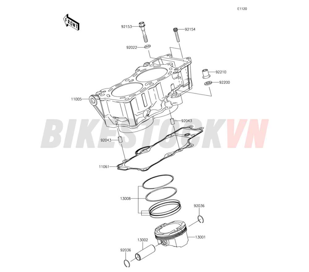 ENGINE CYLINDER/PISTON(S)