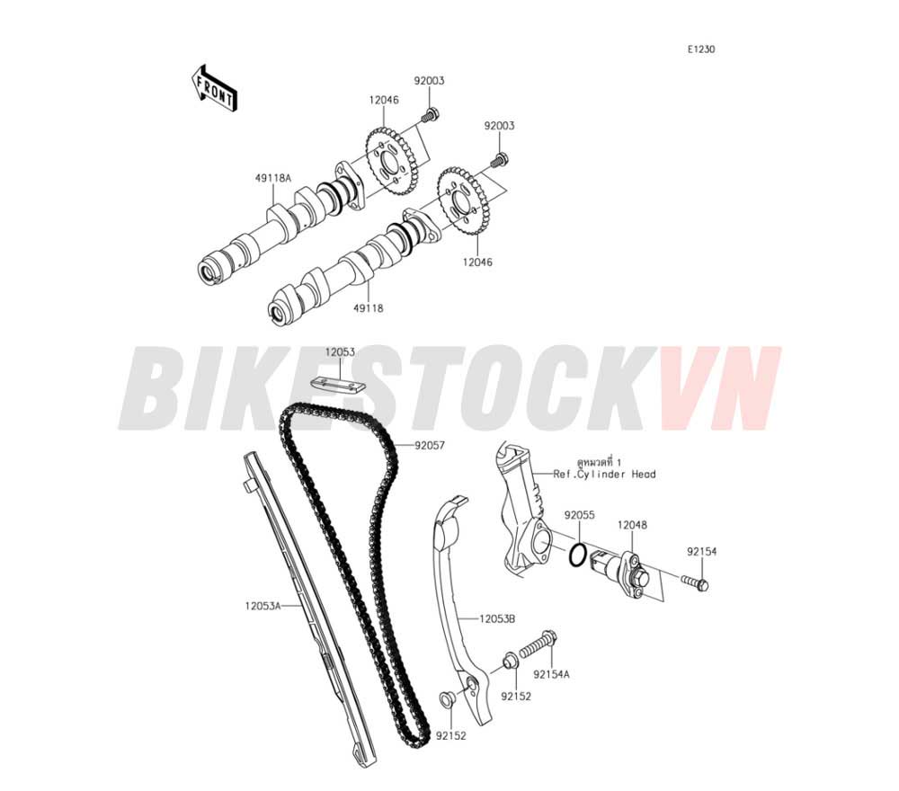 ENGINE CAMSHAFT(S)/TENSIONER