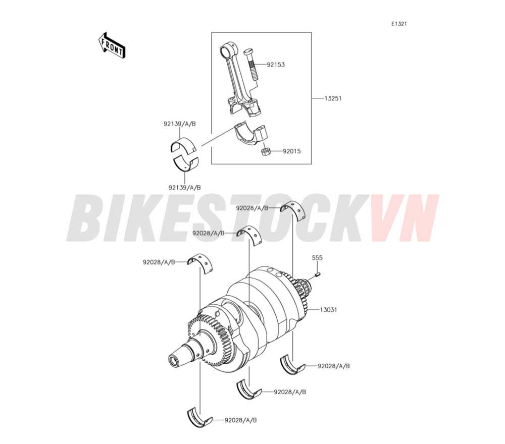 ENGINE CRANKSHAFT