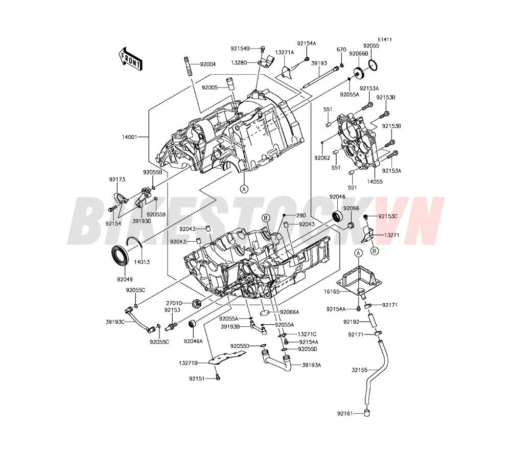 ENGINE CRANKCASE