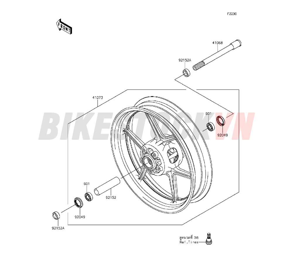 CHASSIS FRONT HUB