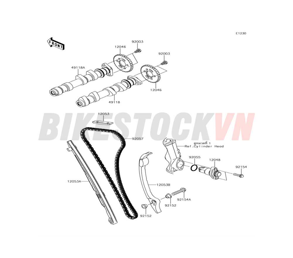 ENGINE CAMSHAFT(S)/TENSIONER