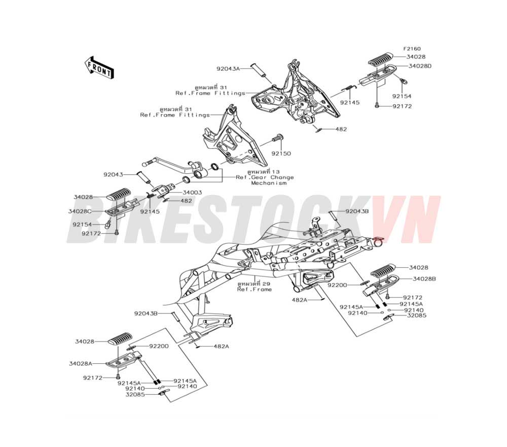 CHASSIS FOOTRESTS