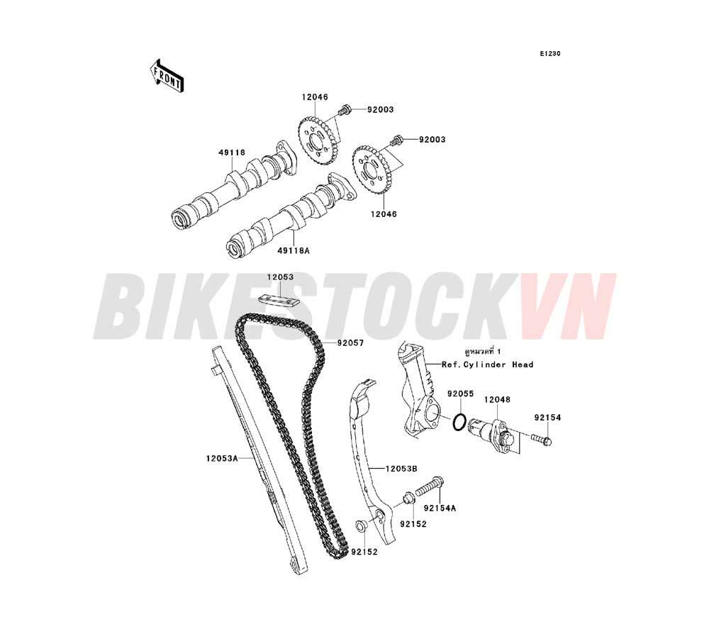 ENGINE CAMSHAFT(S)/TENSIONER