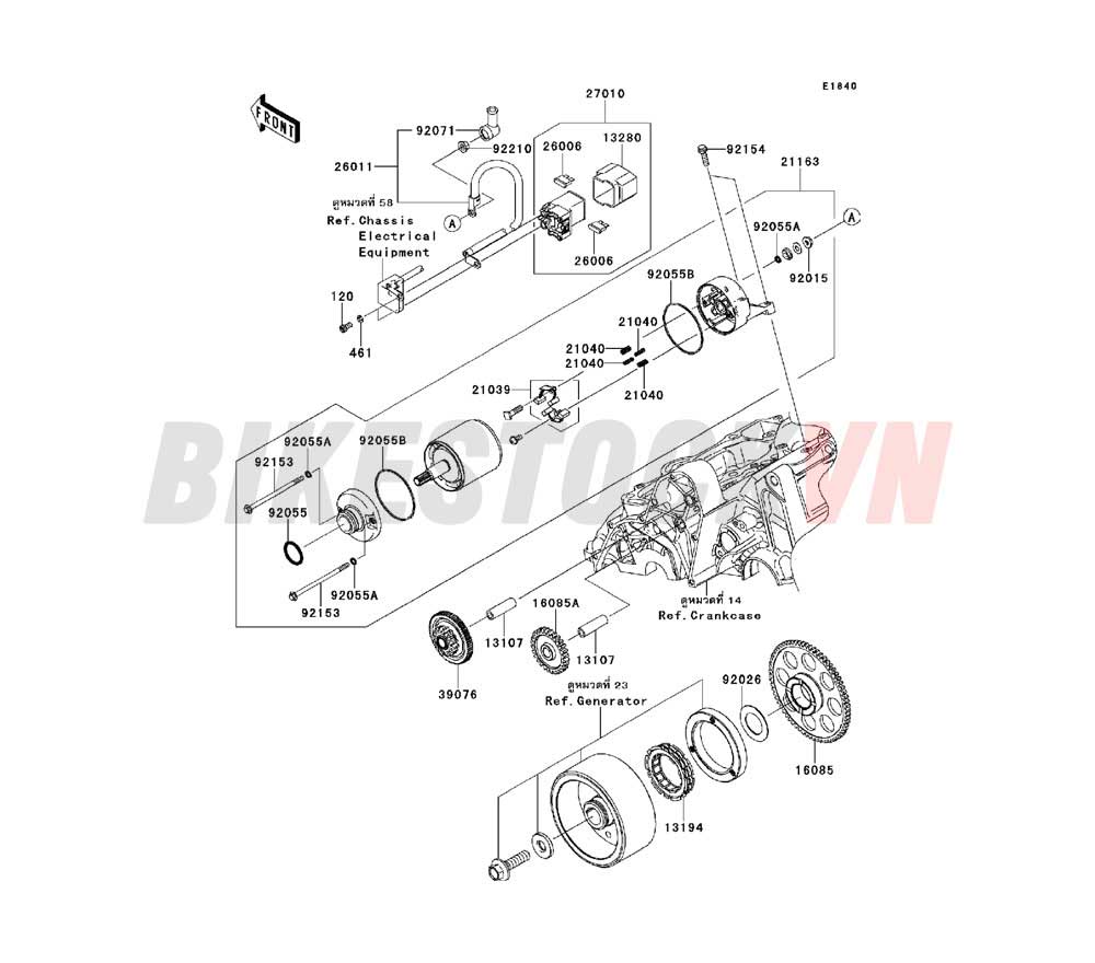 ENGINE STARTER MOTOR