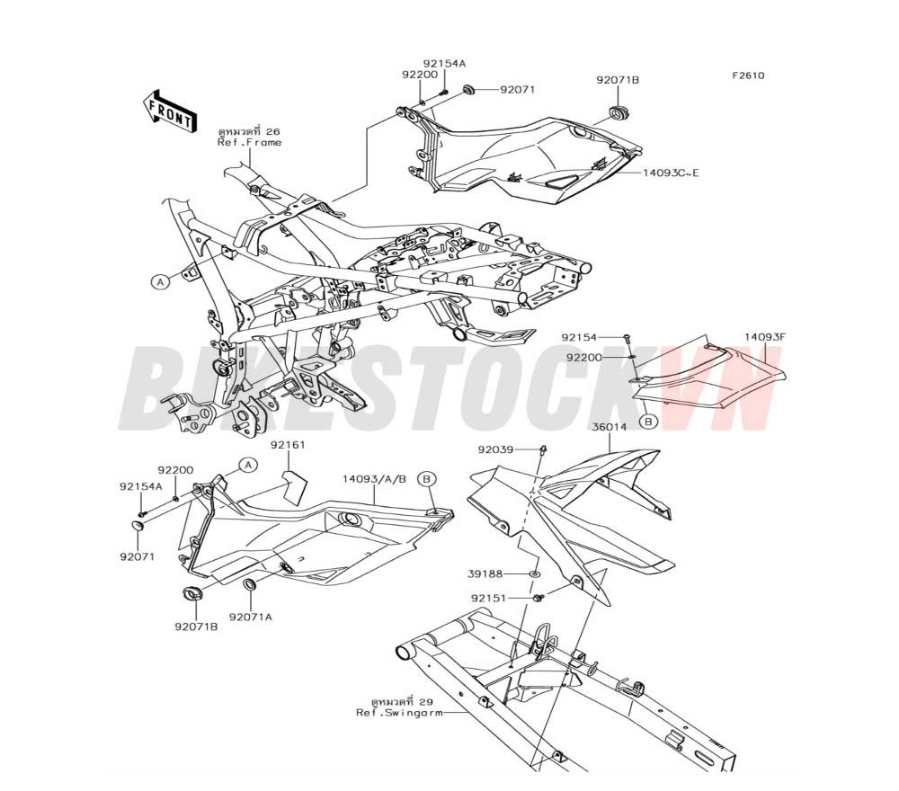 CHASSIS SIDE COVERS CHAIN COVER