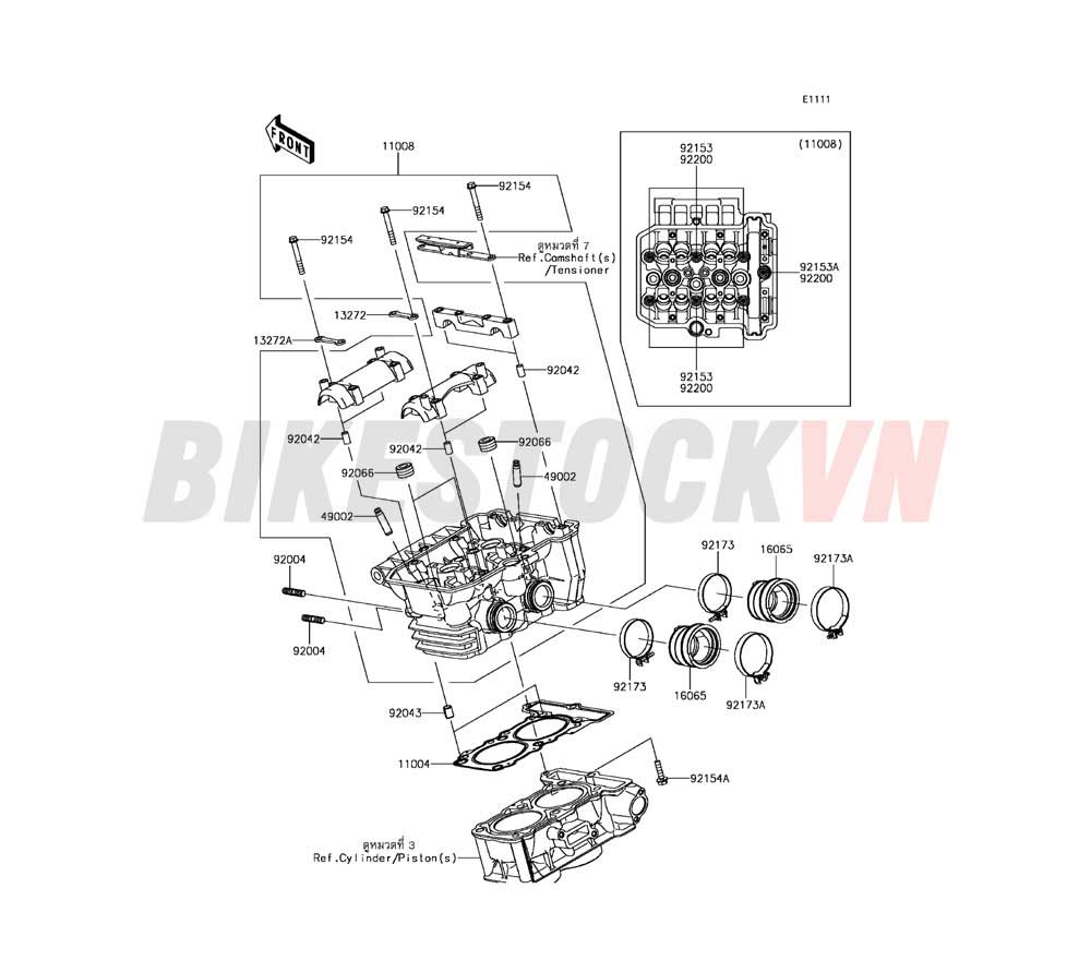 1ENGINE CYLINDER HEAD