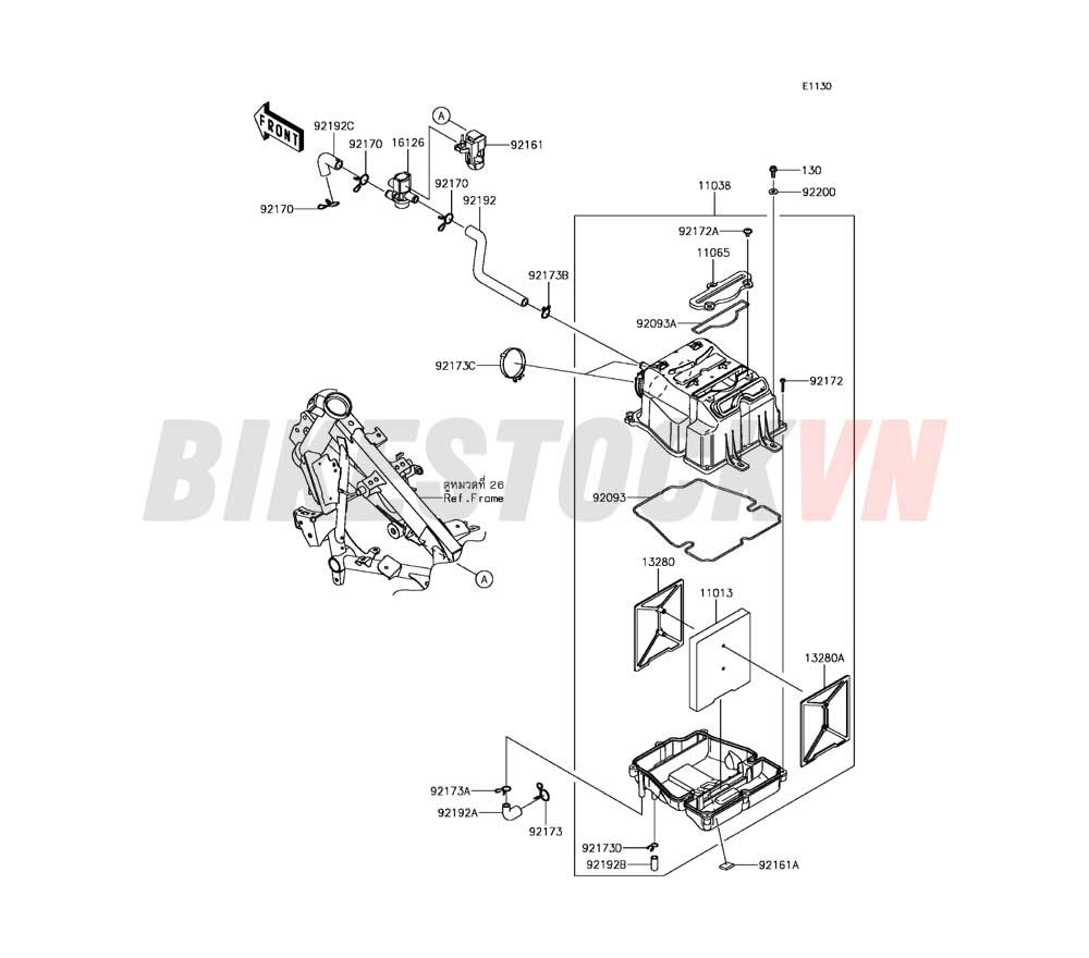 4ENGINE AIR CLEANER