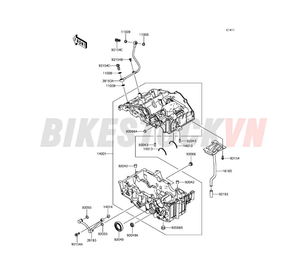 13ENGINE CRANKCASE