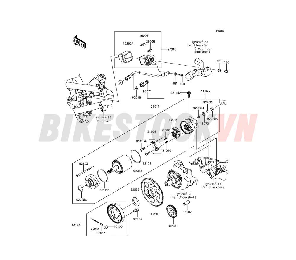 23ENGINE STARTER MOTOR