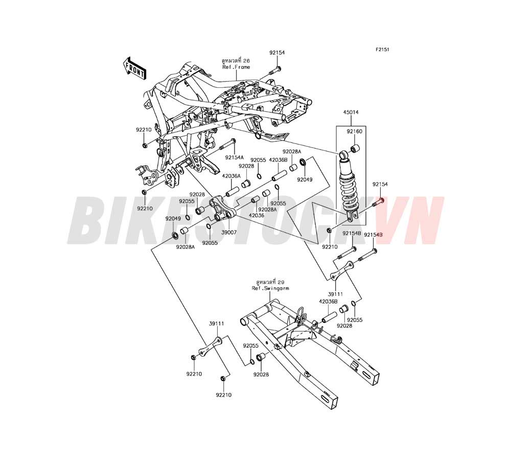 30CHASSIS SUSPENSION SHOCK ABSORBER