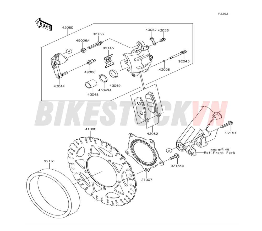 41 	CHASSIS FRONT BRAKE