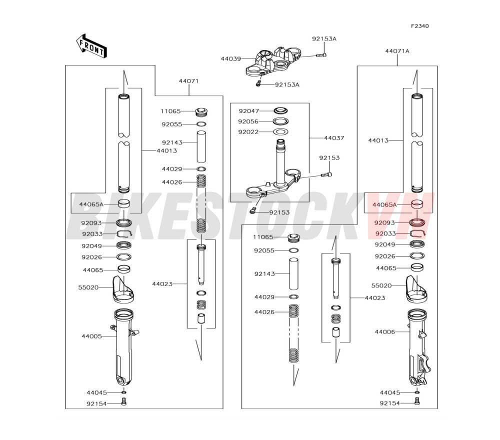 45 CHASSIS FRONT FORK