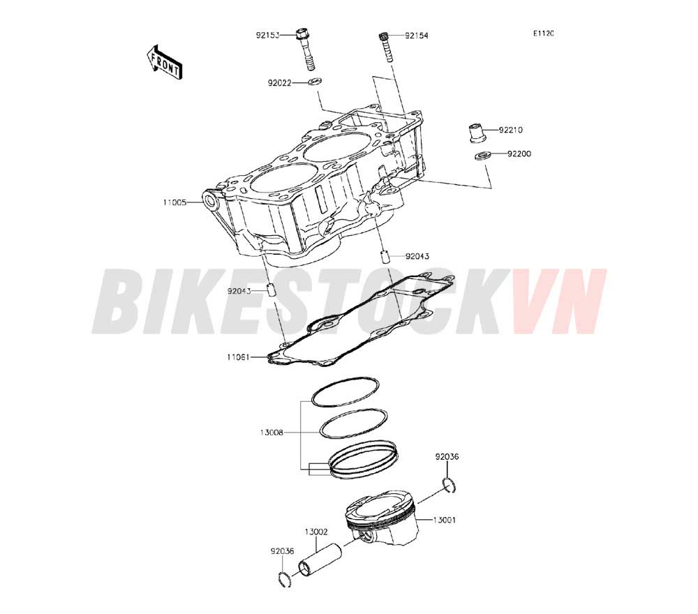 ENGINE CYLINDER/PISTON(S)