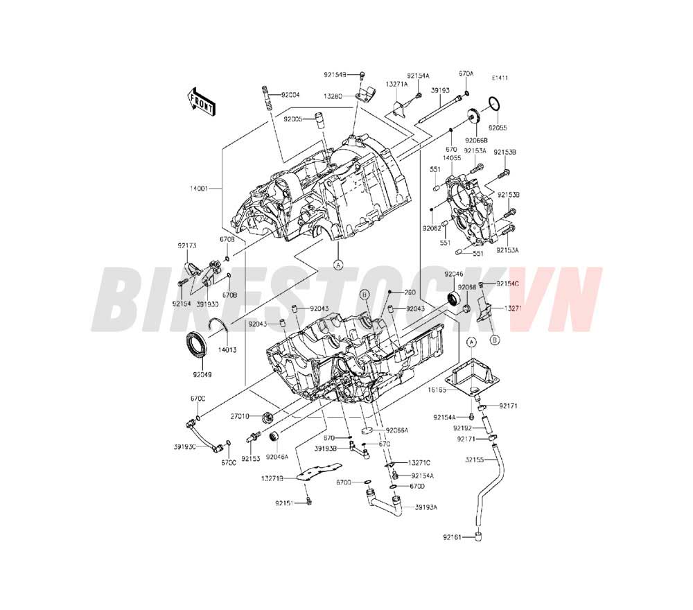 ENGINE CRANKCASE