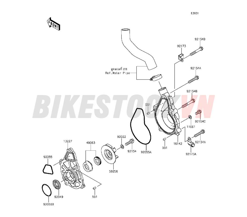 ENGINE WATER PUMP