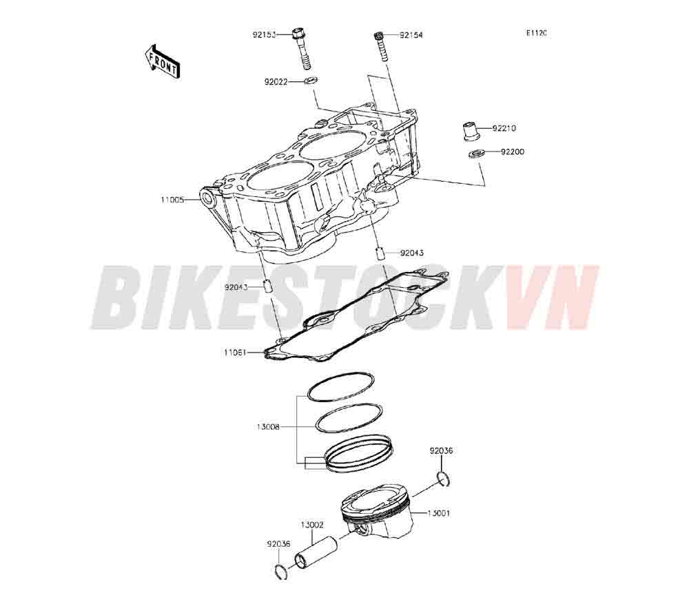 ENGINE CYLINDER/PISTON(S)