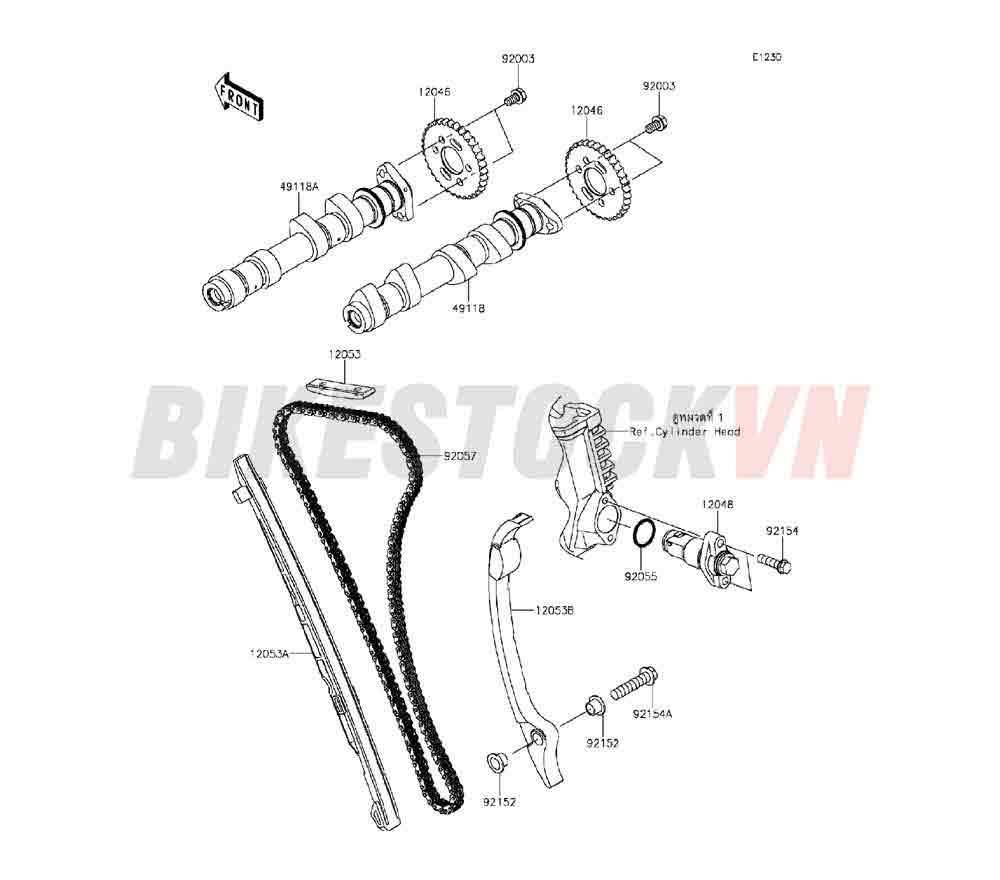 ENGINE CAMSHAFT(S)/TENSIONER